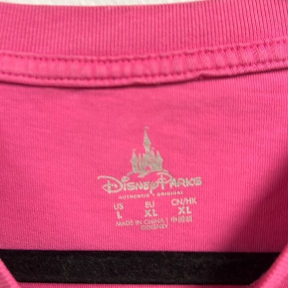 Disney Shanghai Women's Minie Mouse Graphic Print Short Sleeve Shirt Pink Large - Picture 3 of 6